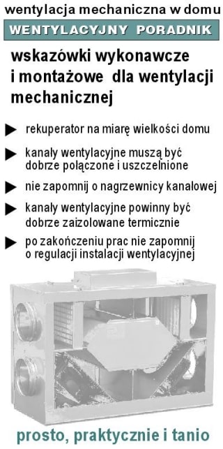 montaż wentylacji mechanicznej w domu - poradnik